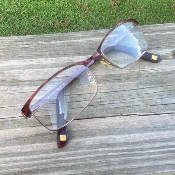 Anne Klein glasses frames AK5015 burgundy marble - Picture 3 of 13